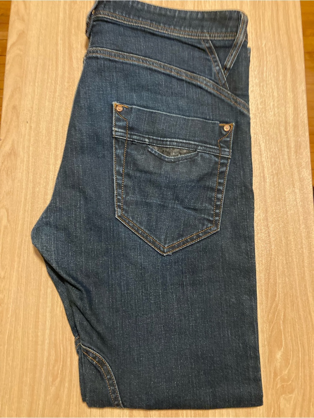 Diesel Men's Dark Blue Relaxed Jeans